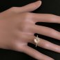2.00 Carats Natural Morganite 14K Solid Yellow Gold Ring