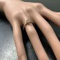 1.00 Carats Natural Morganite 14K Solid Rose Gold Ring
