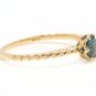 Beautiful Natural Zircon 14K Solid Yellow Gold Ring