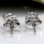 1.60Ct Natural Diamond 14k Solid White Gold Stud Earrings