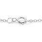 14K Solid White Gold Diamond Fashionable Chain Necklace