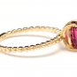 1.40 Carats Natural Tourmaline 14K Solid Yellow Gold Ring