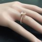 1.50 Carats Natural Morganite 14K Solid Rose Gold Ring