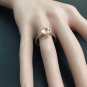 1.50 Carats Natural Morganite 14K Solid Rose Gold Ring