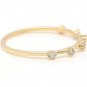 Natural Diamond 14K Solid Yellow Gold Band Ring