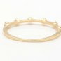 Natural Diamond 14K Solid Yellow Gold Band Ring