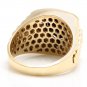 8.70Ct Natural Diamond & Sapphire 14K Solid Yellow Gold Men's Ring