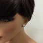 3.75ct Natural Aquamarine and Diamond 14K Solid White Gold Earrings