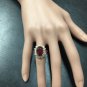 6.00 Carats Natural Red Ruby and Diamond 14K Solid Yellow Gold Ring