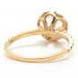 1.50 Carats Natural Morganite 14K Solid Yellow Gold Ring