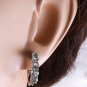 2.40 Carats Natural Aquamarine 14k Solid White Gold Huggie Earrings