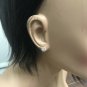 .75Ct Natural Diamond 14k Solid White Gold Earrings