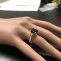 5.75Ct Natural Blue Sapphire & Diamond 14K Solid Yellow Gold Ring