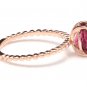 1.40 Carats Natural Tourmaline 14K Solid Rose Gold Ring
