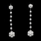 2.10Ct Natural Diamond 14k Solid White Gold  Earrings