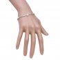3.23Ct Natural Diamond 18K Solid White Gold Bracelet