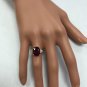6.50 Carats Red Ruby and Diamond 14K Solid Yellow Gold Ring