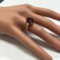 6.50 Carats Red Ruby and Diamond 14K Solid Yellow Gold Ring