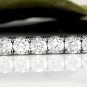 2.80 Carat Natural Diamond 14K Solid White Gold Bracelet