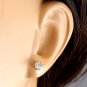 1.40Ct Natural Diamond 14k Solid White Gold Stud Earrings