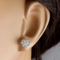 2.75Ct Natural Diamond 14k Solid White Gold  Earrings