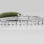 Estate 4.15 Carat Natural VS Diamond 14K Solid White Gold Bracelet