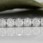 Estate 4.15 Carat Natural VS Diamond 14K Solid White Gold Bracelet