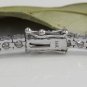 Estate 4.15 Carat Natural VS Diamond 14K Solid White Gold Bracelet