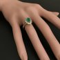3.05Ct Natural Emerald & Diamond 14K Solid Yellow Gold Ring