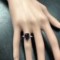 3.38 Carats Natural Amethyst and Diamond 14K Solid Yellow Gold Ring