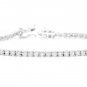 3.00 Carat Natural Diamond 14K Solid White Gold Bracelet