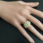 1.00Ct Natural Diamond 14K Solid Yellow Gold Crown Ring