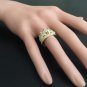 1.00Ct Natural Diamond 14K Solid Yellow Gold Crown Ring