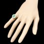 3.50Ct Natural Emerald & Diamond 14K Solid Yellow Gold Ring