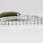 3.75 Carat Natural VS Diamond 14K Solid White Gold Bracelet