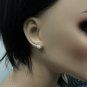 0.25Ct Natural SI1 Diamond 14k Solid Rose Gold Earrings