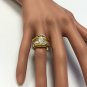 Estate 2.06 Carats Natural VS Diamond 18K Solid Yellow Gold Engagement Ring