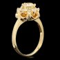 1.15 Carats Splendid Natural Diamond 14K Solid Yellow Gold Ring