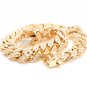 6.00Ct Natural Diamond 14K Solid Yellow Gold Men's Miami Cuban Link Bracelet 80g