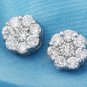 1.65Ct Natural VS Diamond 14k Solid White Gold  Earrings