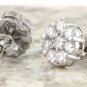 1.65Ct Natural VS Diamond 14k Solid White Gold  Earrings