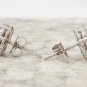 1.65Ct Natural VS Diamond 14k Solid White Gold  Earrings