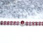 23.30Ct Natural Ruby & Diamond 14K Solid White Gold Bracelet
