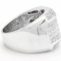 HEAVY 5.00Ct Natural Diamond 14K Solid White Gold Men's Ring