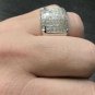 HEAVY 5.00Ct Natural Diamond 14K Solid White Gold Men's Ring