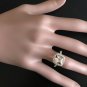 2.60 Carats Natural Morganite and Diamond 14K Solid Yellow Gold Ring