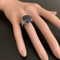 20.60 Ct Natural Australian Sapphire & Diamond 14K White Solid Gold Ring