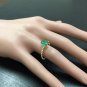 1.20 Carats Natural Emerald 14K Solid Yellow Gold Ring