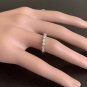 0.40Ct Natural Diamond 14K Solid White Gold Band Ring