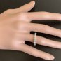 0.40Ct Natural Diamond 14K Solid White Gold Band Ring